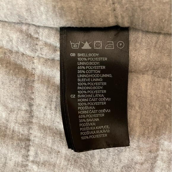 Grey H&M women’s jacket - size 4 - Picture 6 of 9